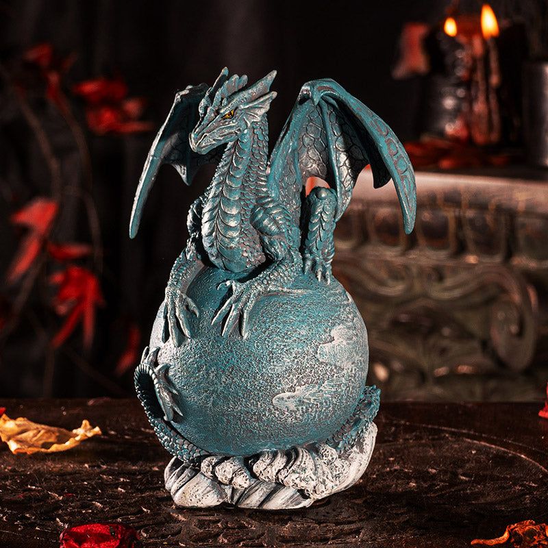 5.25&quot; Uranus Dragon Statue, SKU PG-15680, UPC 700317369691