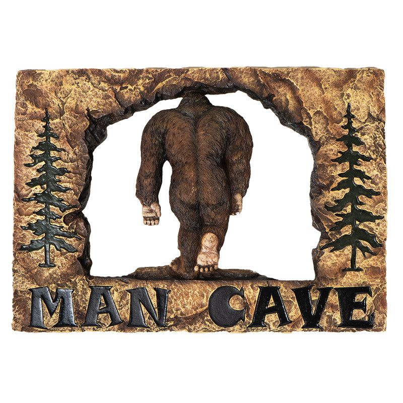 11.7&quot; Big Foot Man Cave Plaque, SKU PG-16081, UPC 700317393078