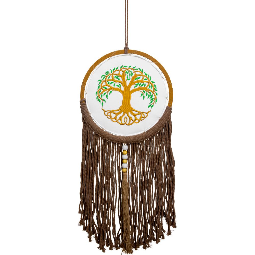 29&quot; Dream Catcher - Tree of Life Fringe, SKU KH-30264, UPC 700317068785