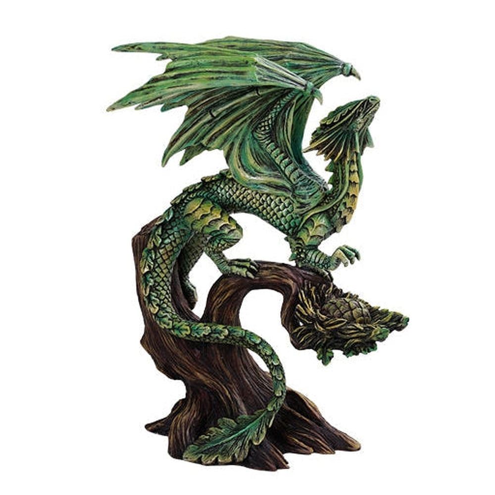 10&quot; Anne Stokes Dragon Statue - Tree Dragon, SKU PG-13097, UPC 700317036494