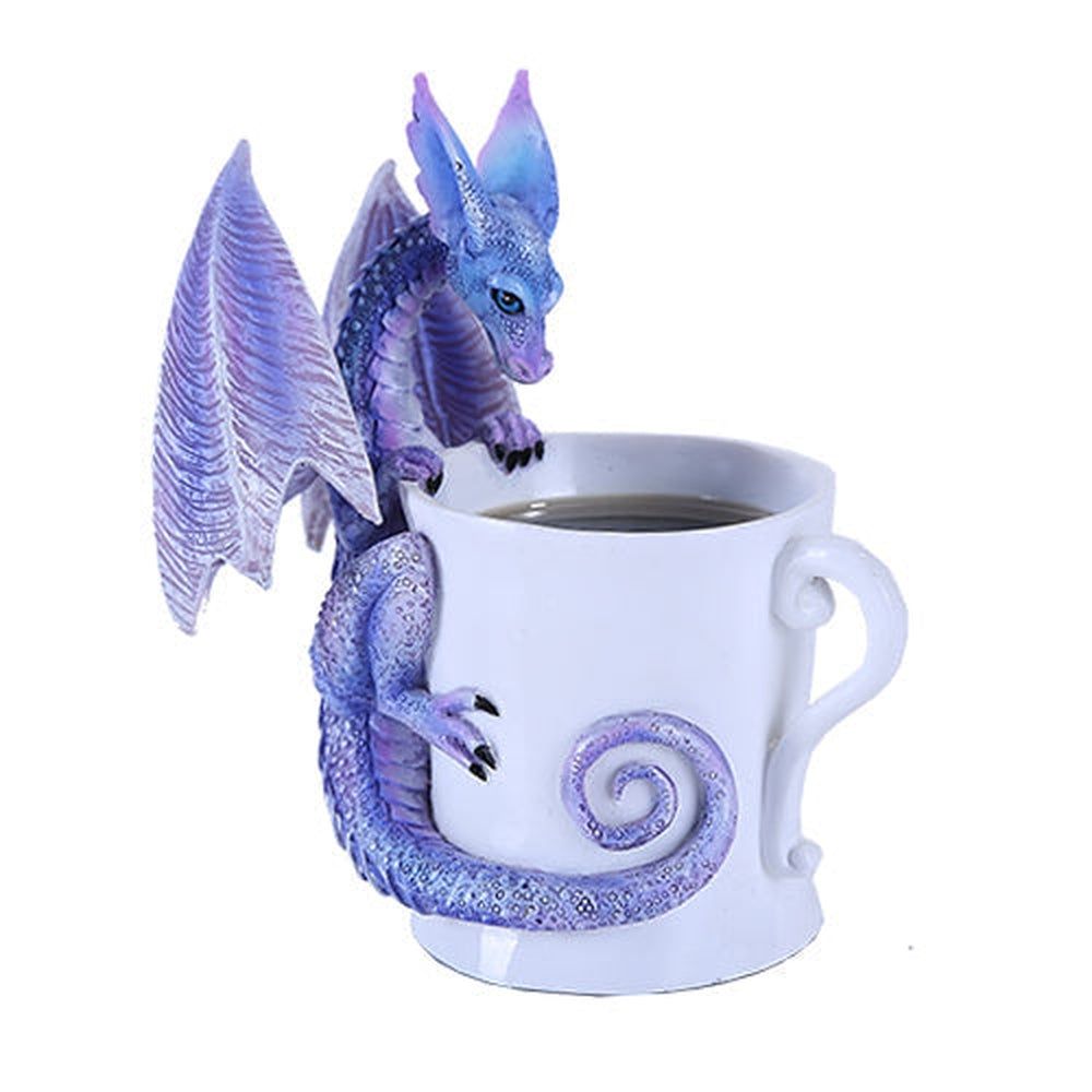 4.5&quot; Amy Brown Dragon Statue - Whatcha Drinkin&#39;, SKU PG-11238, UPC 700317036661