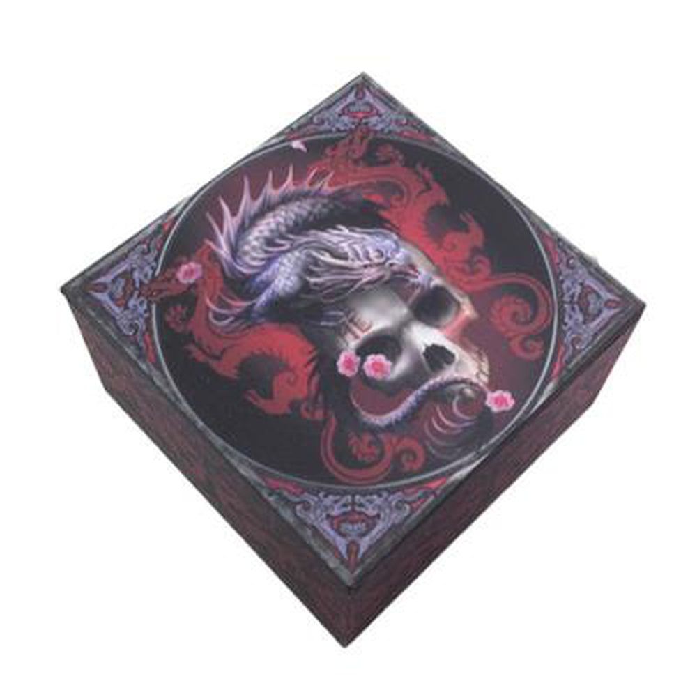 4&quot; x 6&quot; Dragon on Skull Display Box, SKU PG-11074, UPC 700317071600