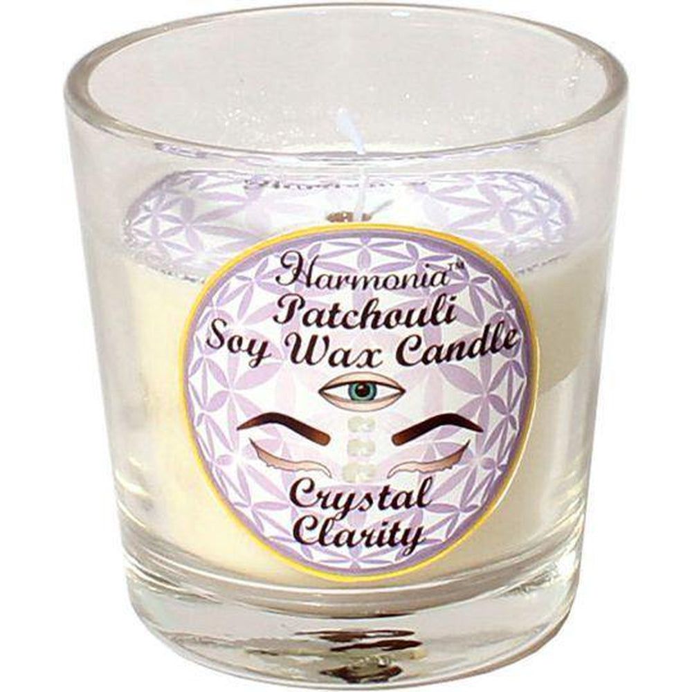 Harmonia Soy Gem Votive Candle - Clarity Clear Quartz, SKU KH-39308-D6, UPC 700317121329