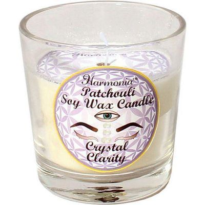 Harmonia Soy Gem Votive Candle - Clarity Clear Quartz, SKU KH-39308-D6, UPC 700317121329