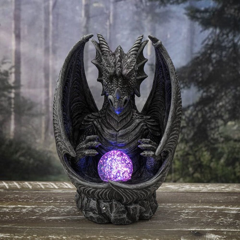 Dragon Backflow Incense Burner with LED Light, SKU PG-13479, UPC 700317120896