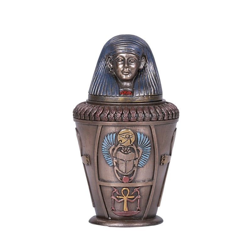 5.75&quot; Canopic Jar - Imsety, SKU PG-12718, UPC 700317292432