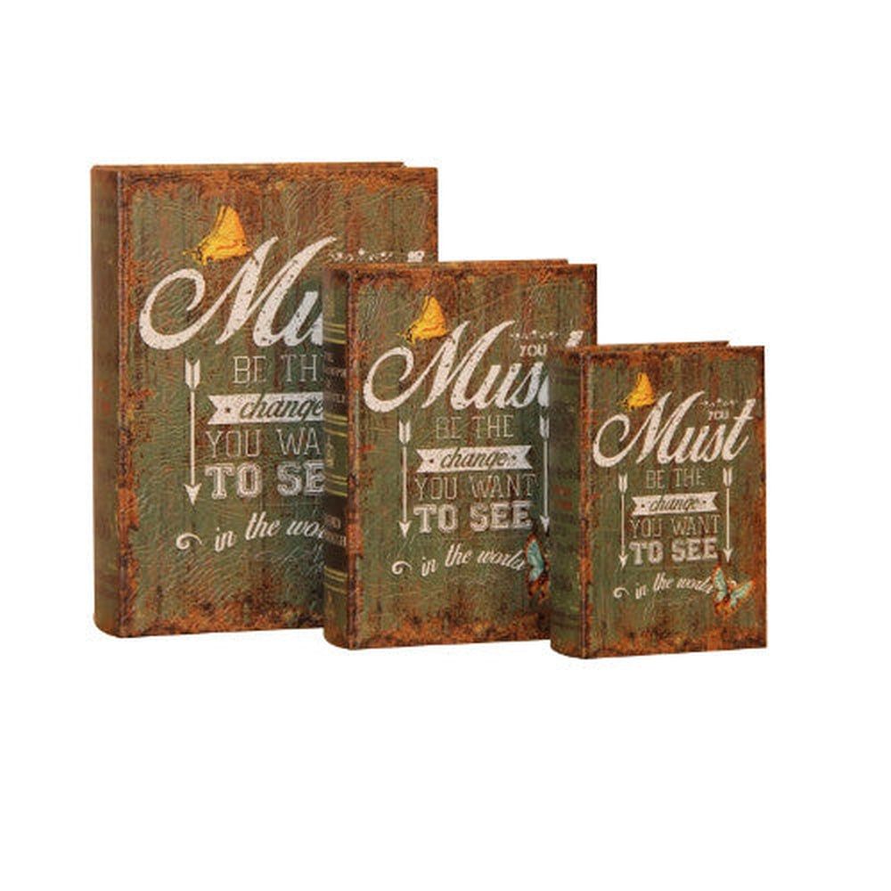 Change Book Display Boxes (Set of 3), SKU PG-11725, UPC 700317074687