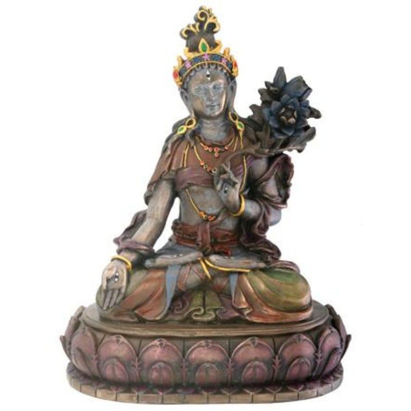 6.5&quot; White Tara Statue, SKU PG-Y7819, UPC 700317252825