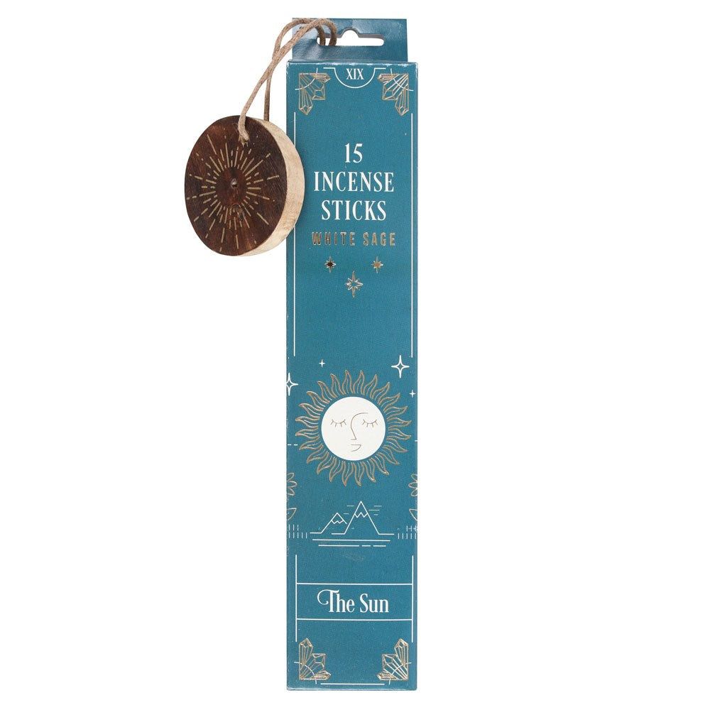 Tarot Series Incense Sticks - The Sun - White Sage (Pack of 15), SKU PG-14582, UPC 700317031871