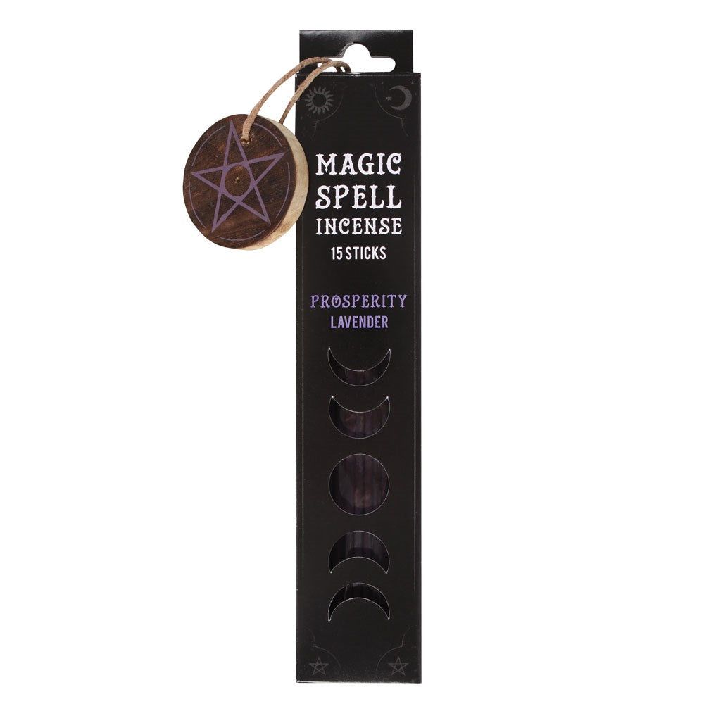Magic Spell Incense Sticks - Prosperity - Lavender (Pack of 15), SKU PG-14593, UPC 700317031994