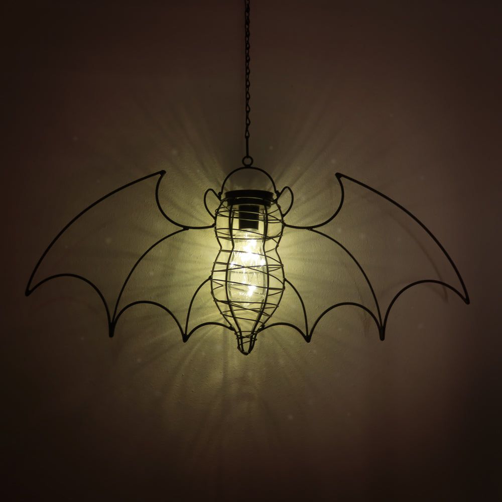 24&quot; Solar Powered Bat Lantern Light, SKU AL-GL-QZ1, UPC 700317062585