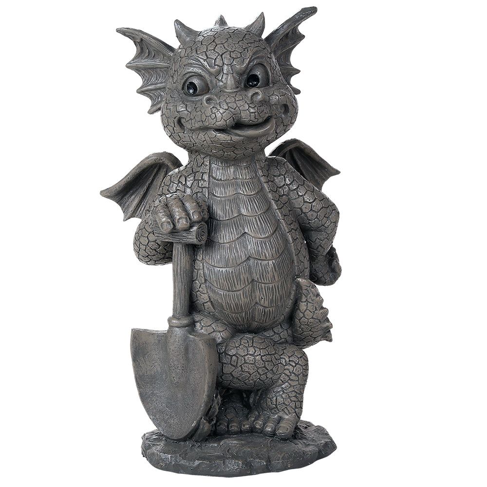 11.75&quot; Garden Dragon Statue - Gardening, SKU PG-12553, UPC 700317030515