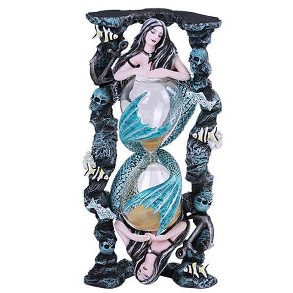 8.6&quot; Anne Stokes Statue - Mermaid Sandtimer, SKU PG-13106, UPC 700317036579