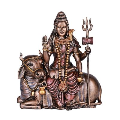 7.25&quot; Hindu Statue - Lord Shiva, SKU PG-13464, UPC 700317053774