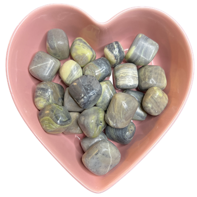 Infinite Serpentine Tumbled Stone Natural Gemstone - One Stone, SKU TR-31, UPC 6016019229206