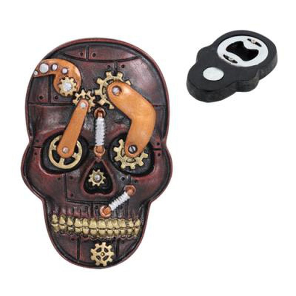 3&quot; Steampunk Skull Bottle Opener, SKU PG-10841, UPC 700317071532