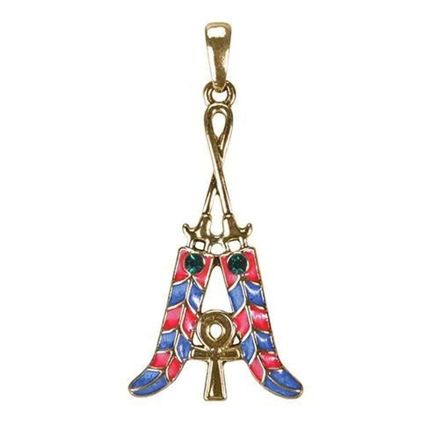Feathered Ankh Pendant, SKU PG-Y2959, UPC 6016000661657