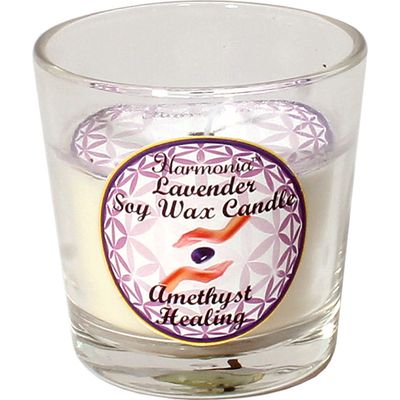 Harmonia Soy Gem Votive Candle - Healing Amethyst, SKU KH-39300-D6, UPC 700317121367