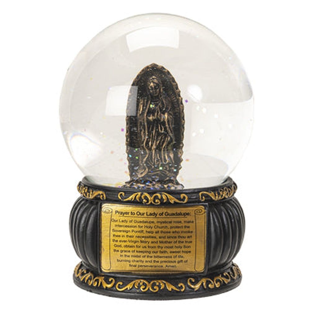 4.75&quot; Our Lady of Guadalupe Water Globe, SKU PG-15027, UPC 700317071228