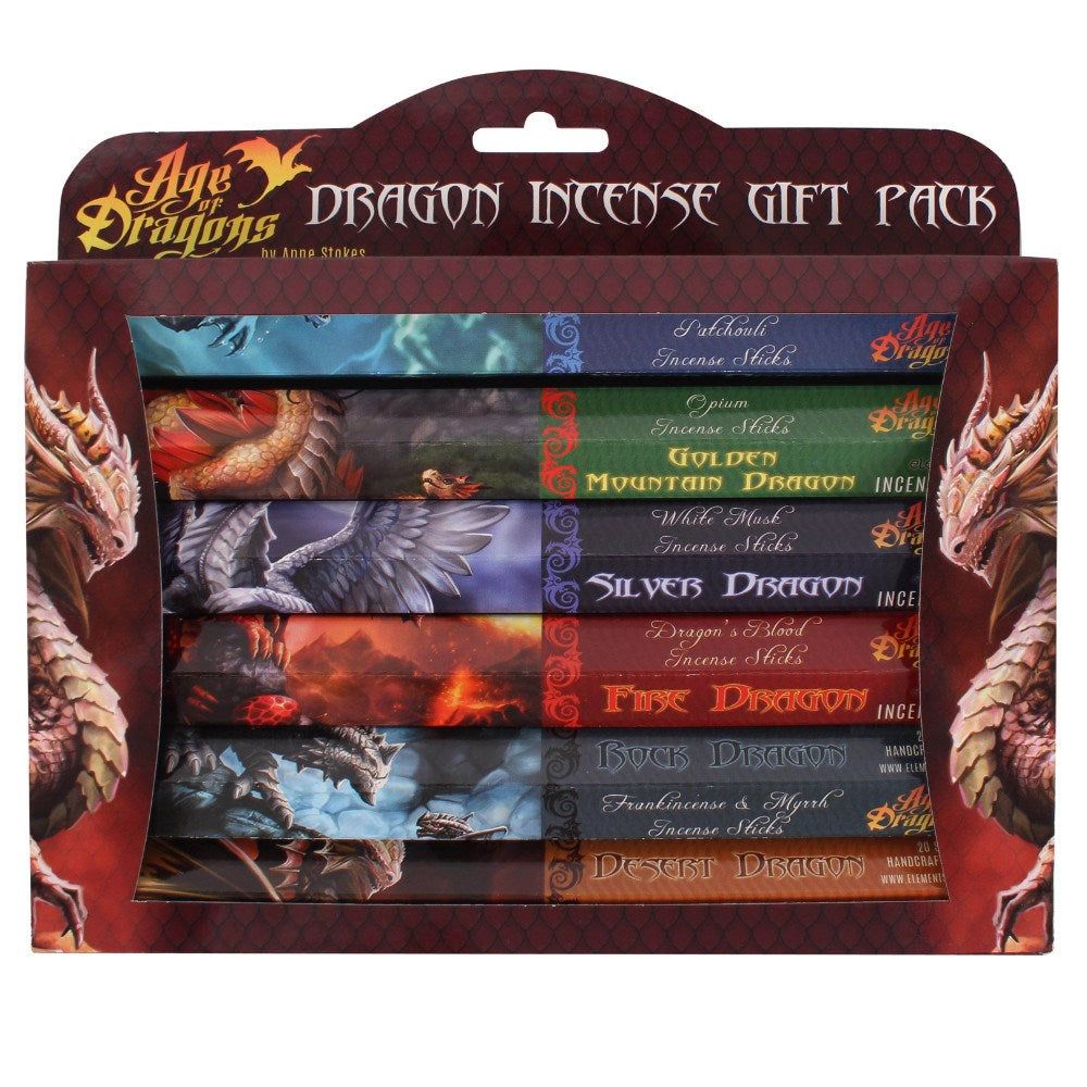 Anne Stokes Incense Stick Gift Pack - Age of Dragon (Pack of 6), SKU PG-13820, UPC 700317027270
