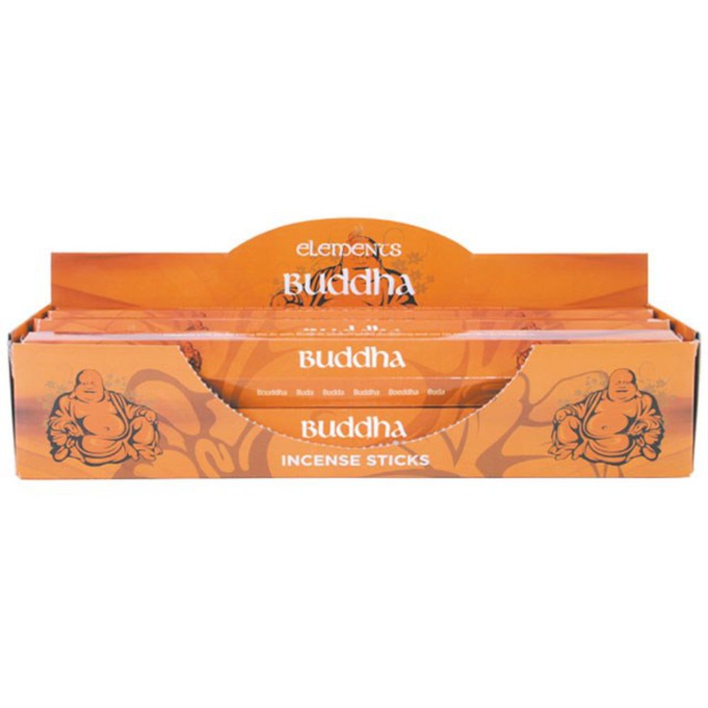 Elements Incense Sticks Display - Buddha (6 Packs of 20 Sticks), SKU PG-14438, UPC 700317070597