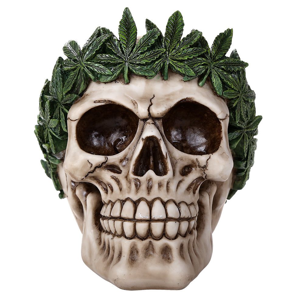 5.25&quot; Crown Skull Statue, SKU PG-12519, UPC 700317294139