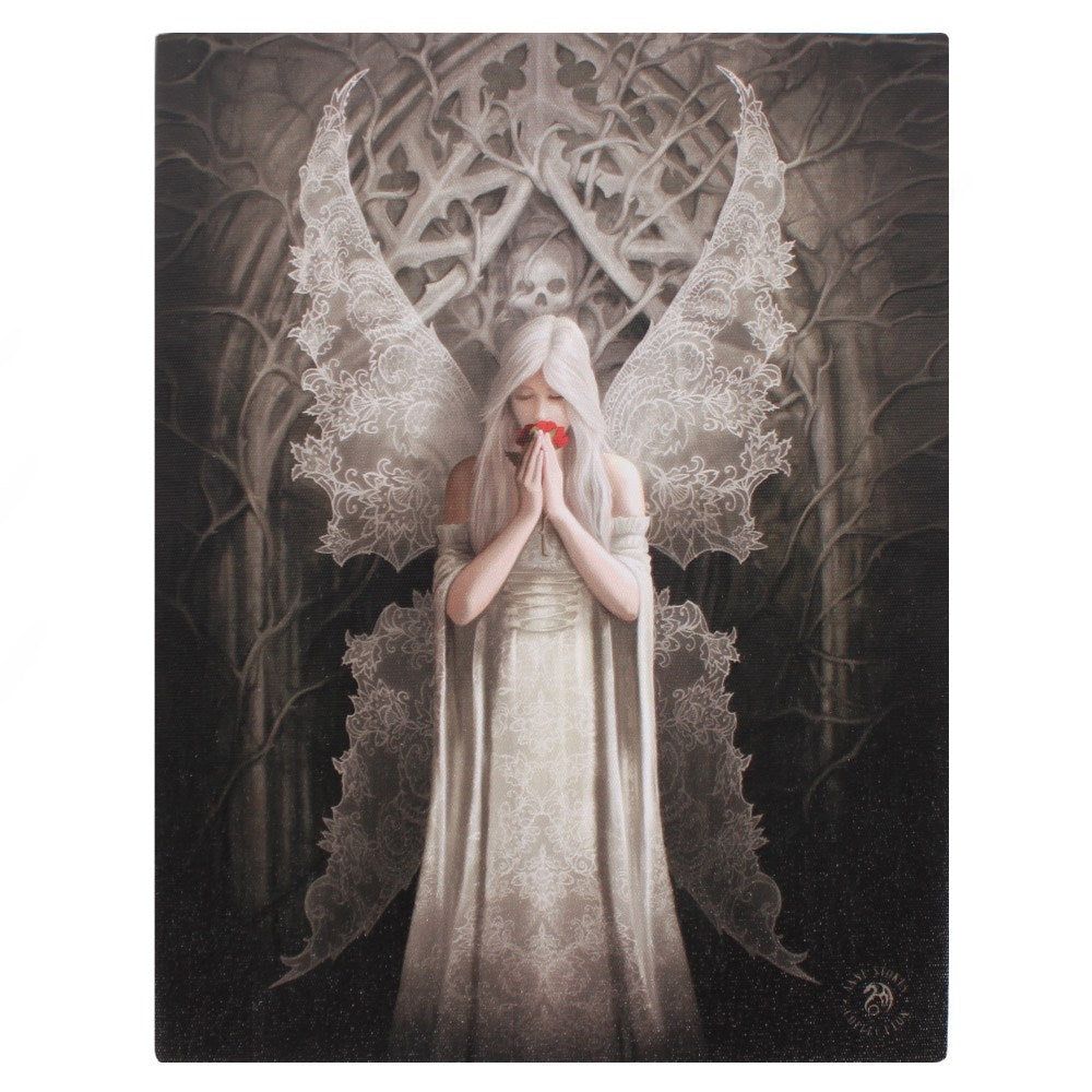 9.8&quot; Anne Stokes Canvas Print - Only Love Remains, SKU PG-13834, UPC 700317299462