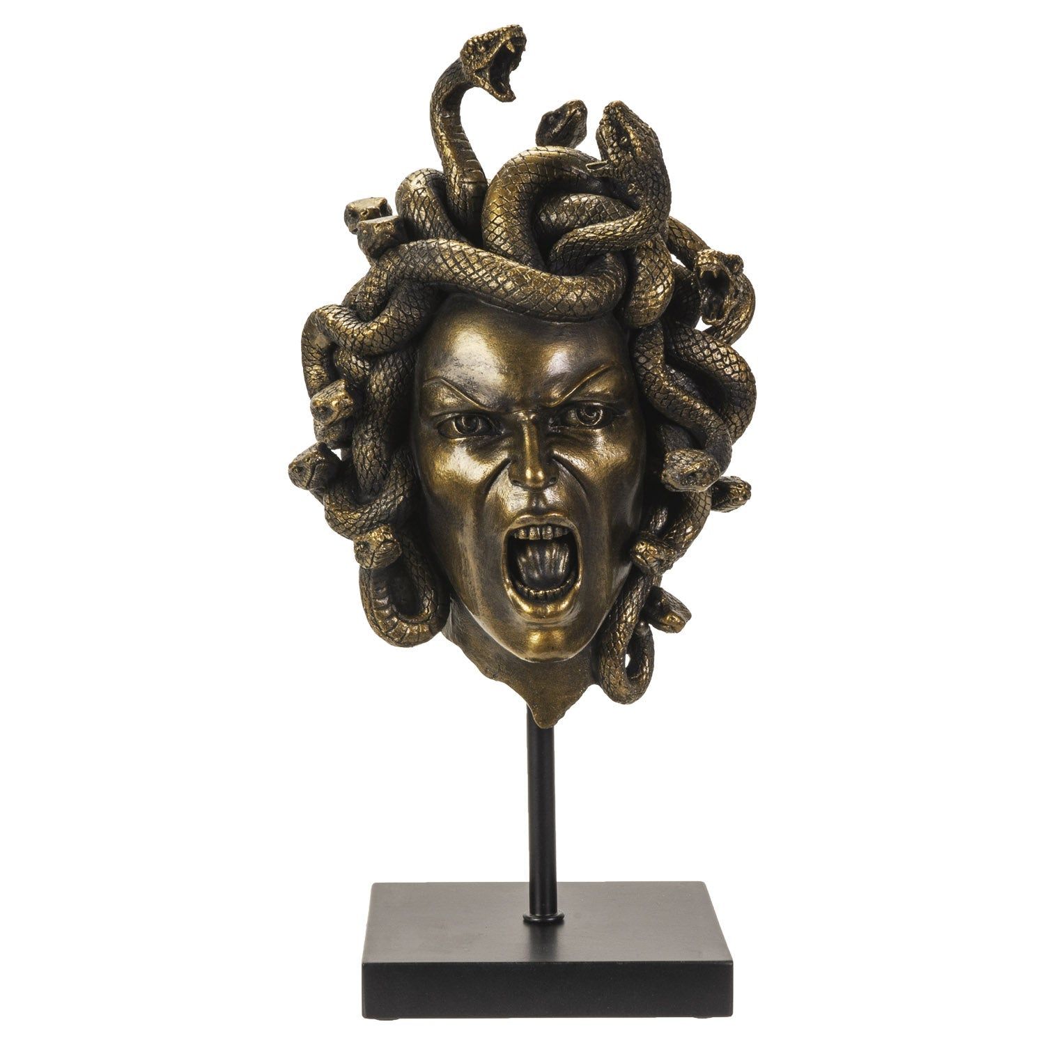13.25&quot; Head of Medusa Statue, SKU PG-14906, UPC 700317246091