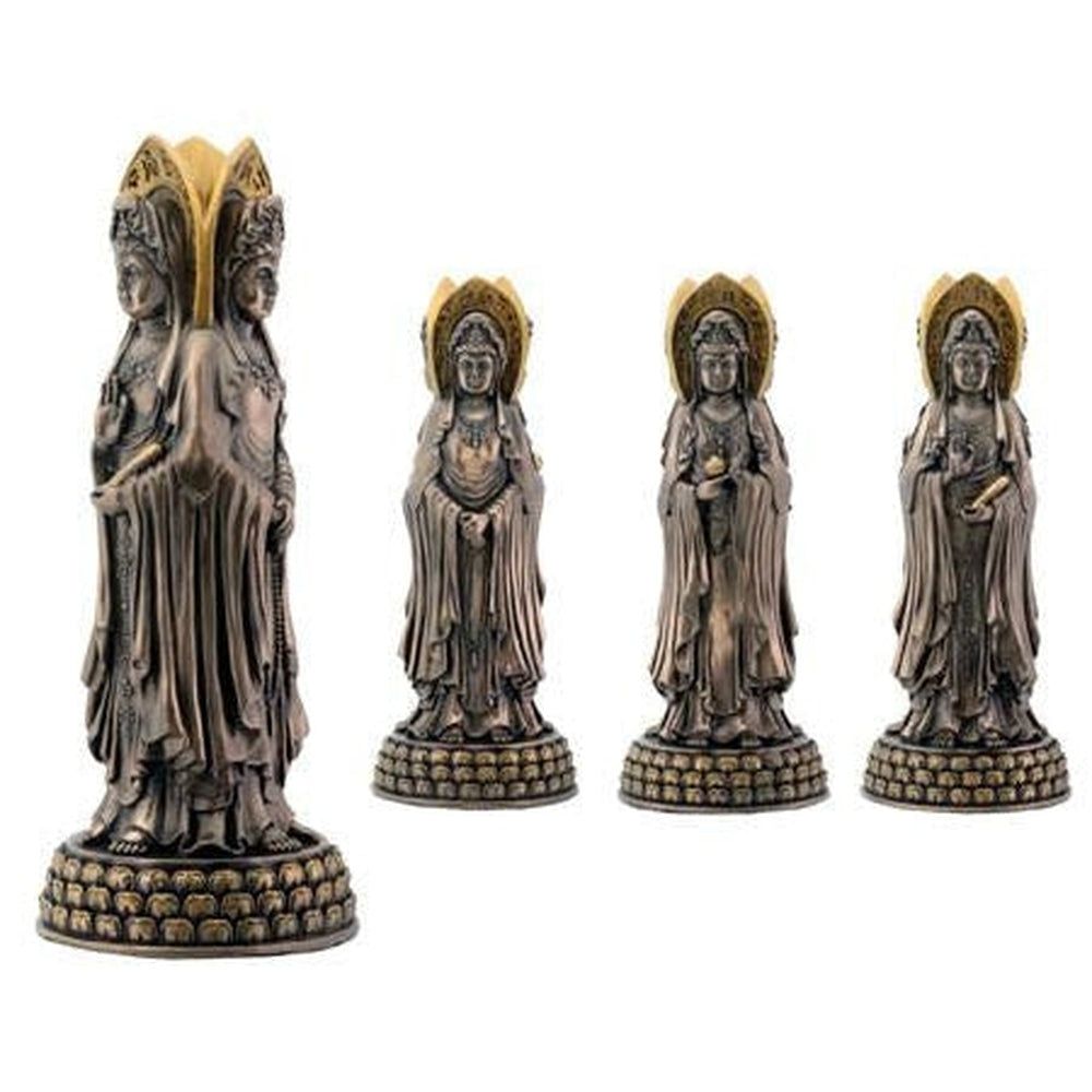 8.5&quot; Three-Sided Kuan Yin Statue, SKU PG-Y7841, UPC 700317246480