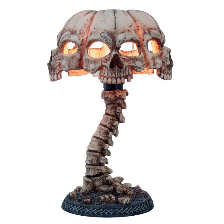 15&quot; Skull Skeleton Bone Lamp, SKU PG-13595, UPC 700317051671