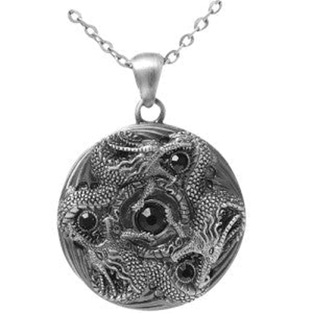 Trinity Dragon Necklace, SKU PG-J220, UPC 6016002991936