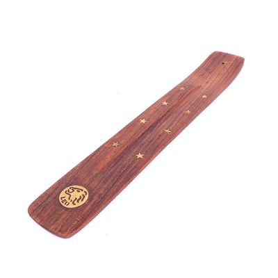 10&quot; Wood Incense Holder - Astrology - Leo, SKU ER3A-LE, UPC 700317021919