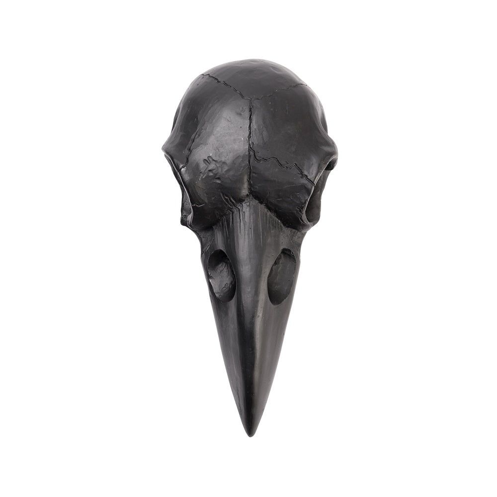 6&quot; Raven Skull Hand Mirror (Black), SKU AL-V99B, UPC 700317064022