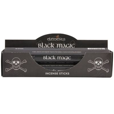 Elements Incense Sticks Display - Black Magic (6 Packs of 20 Sticks), SKU PG-14270, UPC 700317070382