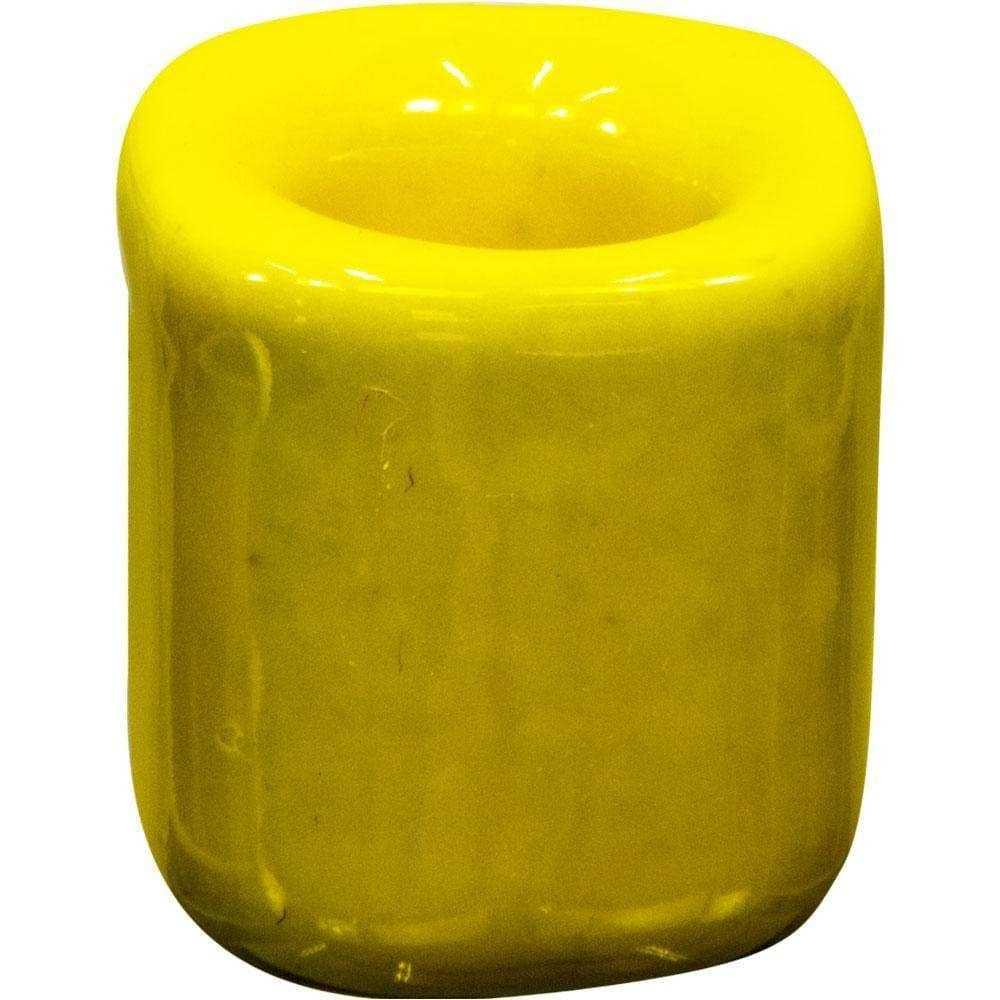 Ceramic Chime Candle Holder - Yellow, SKU KH-03592-D5, UPC 700317022107