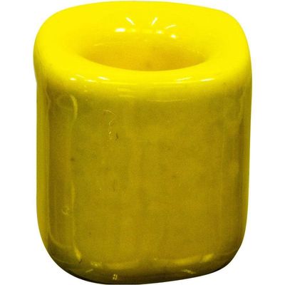 Ceramic Chime Candle Holder - Yellow, SKU KH-03592-D5, UPC 700317022107