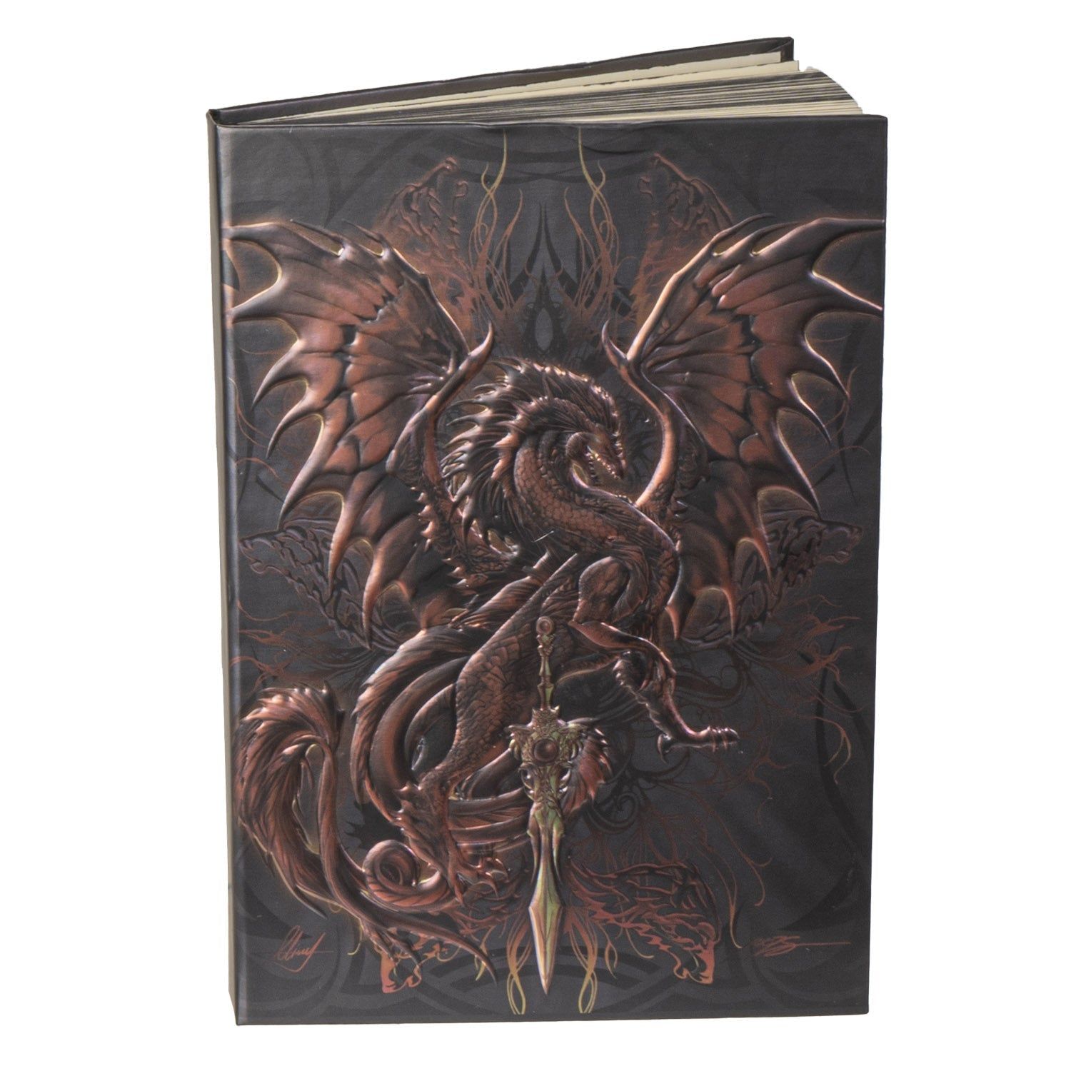 5&quot; x 7&quot; Hardcover Journal - Blood Blade Dragon, SKU PG-15236, UPC 700317118251