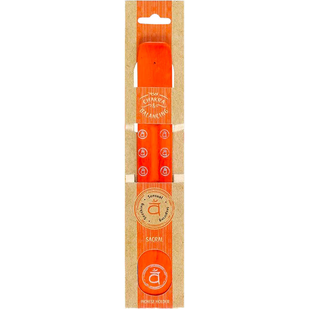 12&quot; Chakra Incense Stick Holder - Sacral, SKU PG-14562-F, UPC 700317033622