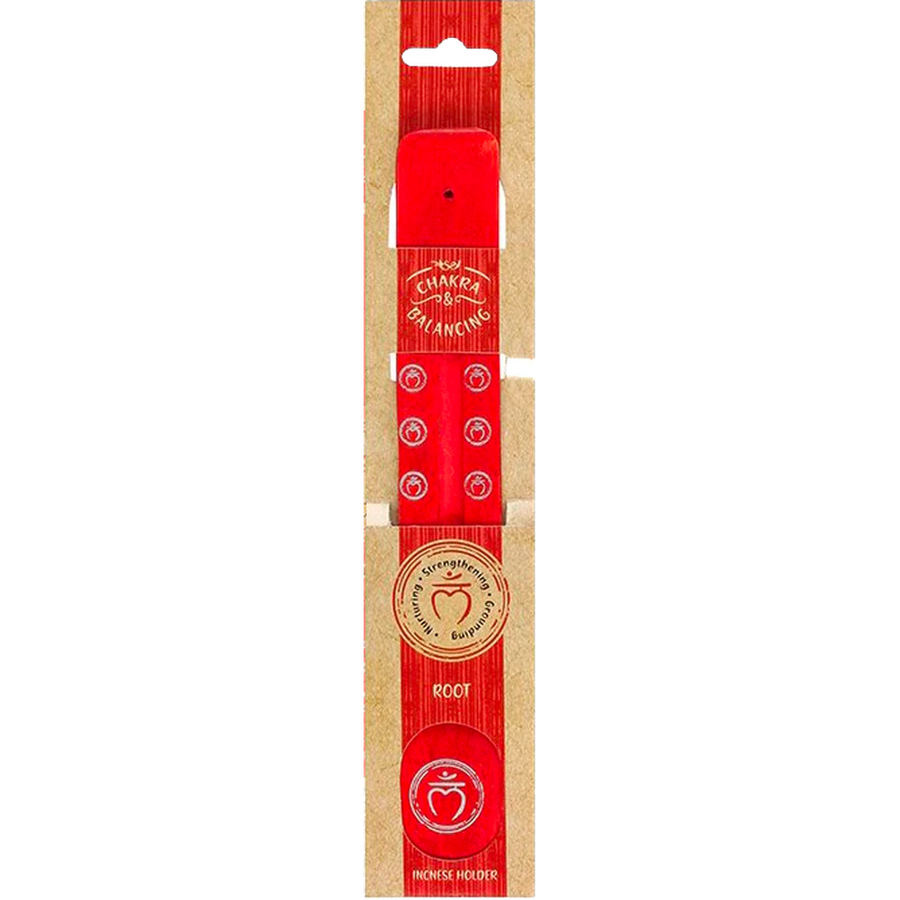12&quot; Chakra Incense Stick Holder - Root, SKU PG-14562-G, UPC 700317033639