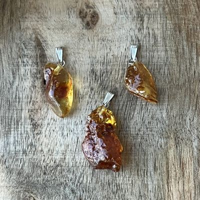 Rough Amber Pendant, SKU 30240105, UPC 700317056379