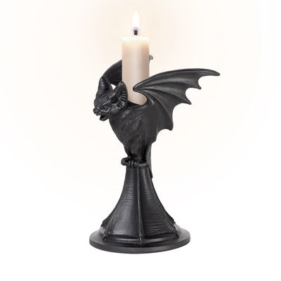 7.1&quot; Vespertilio Bat Candle Holder, SKU AL-V114, UPC 700317126331