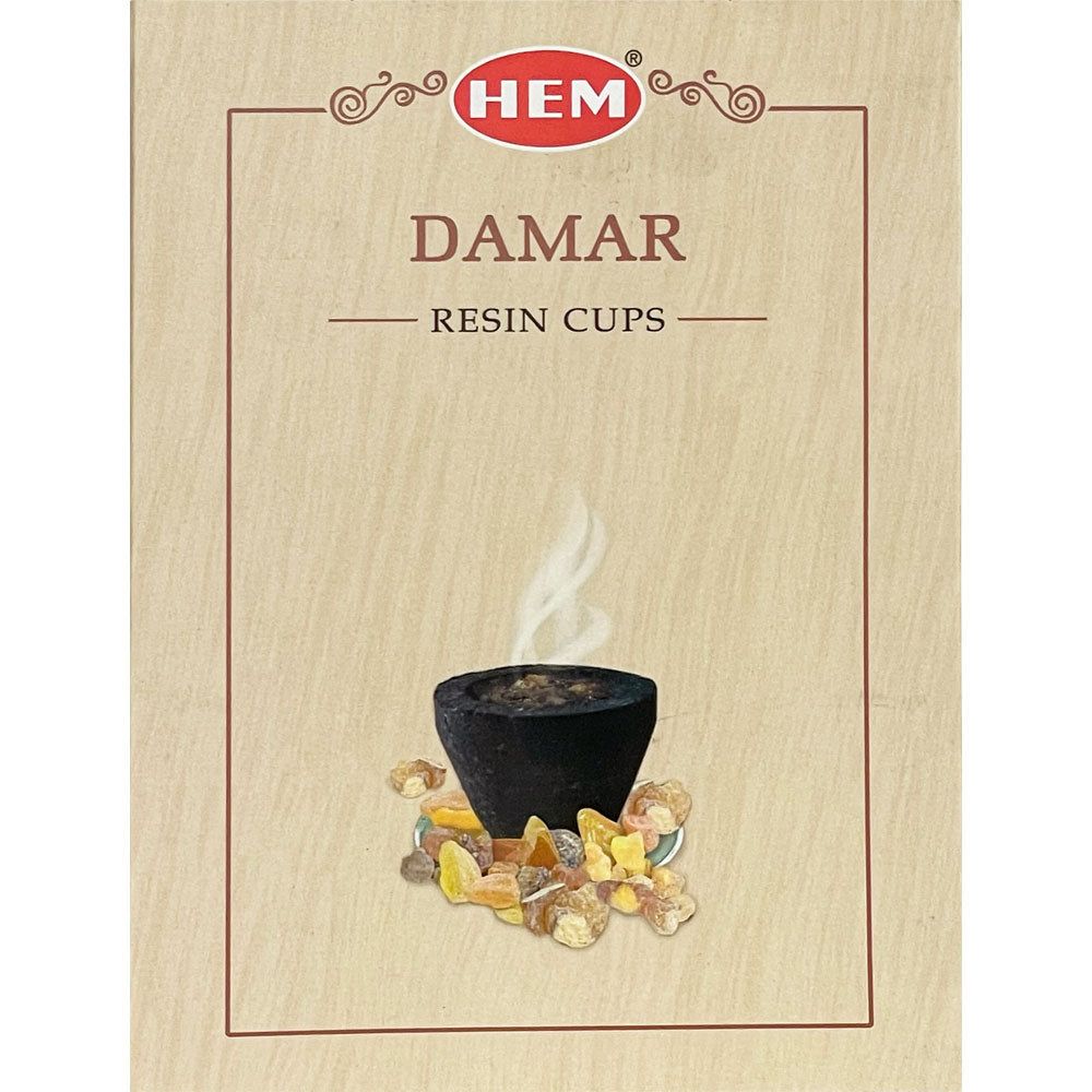 Hem Resin Cups - Damar (Pack of 10), SKU KH-73363, UPC 700317125037