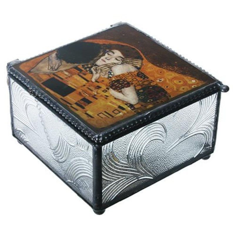 4&quot; Klimt - The Kiss Art Glass Display Box, SKU PG-Y8507, UPC 700317295211