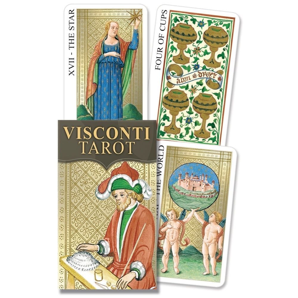 Visconti Tarot Mini by Lo Scarabeo, SKU LW1909, UPC 700317046103