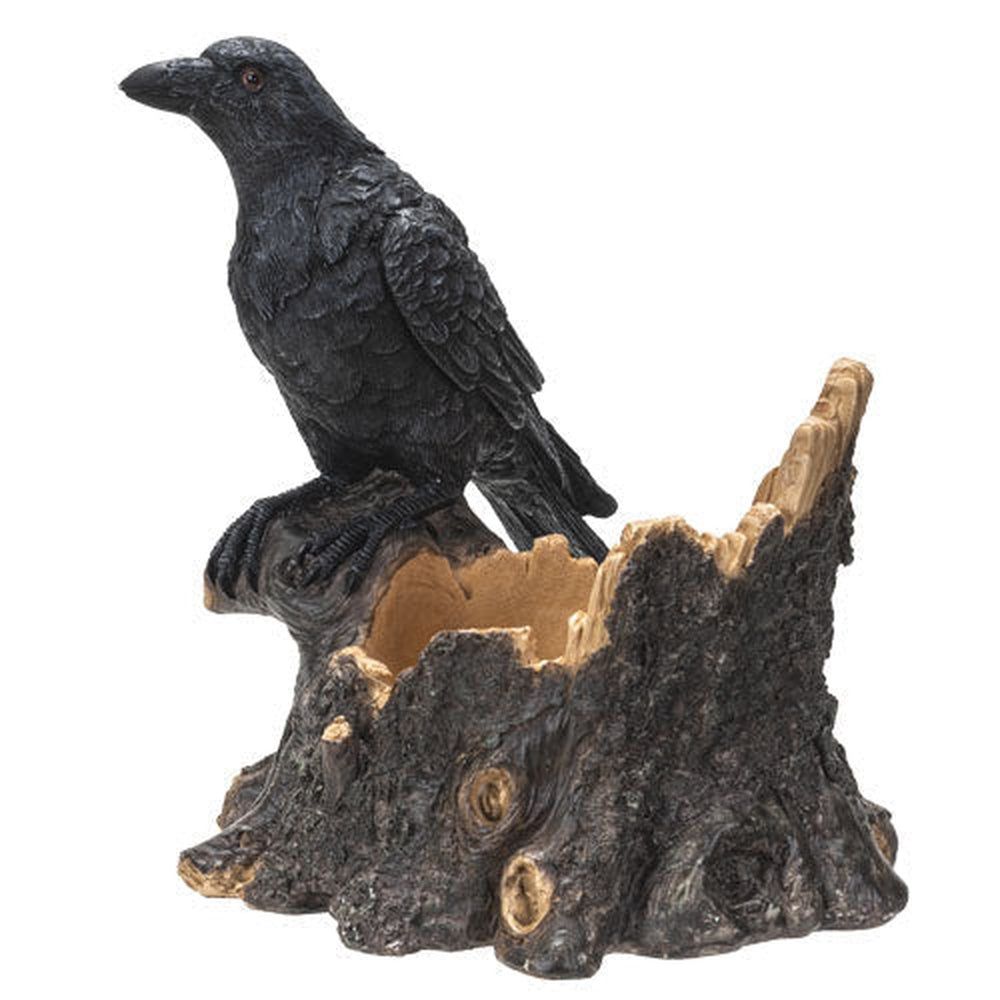 7.3&quot; Raven Wine Bottle Holder, SKU PG-14702, UPC 700317024286