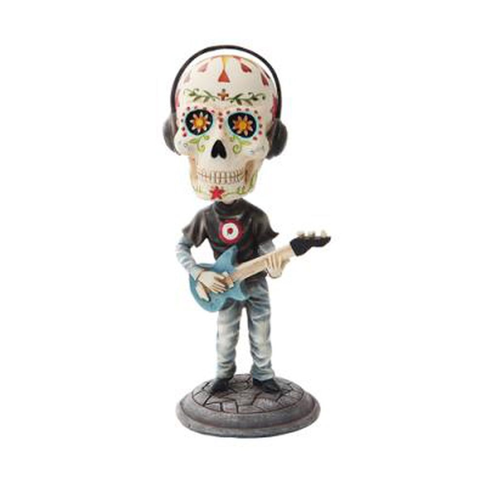 7&quot; Day of the Dead Bobblehead - Bass Player, SKU PG-10259, UPC 700317038054