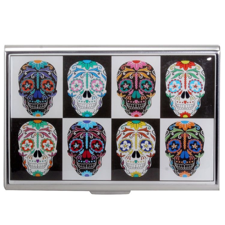 3.75&quot; Day of the Dead Card Wallet, SKU PG-Y8738, UPC 700317039013