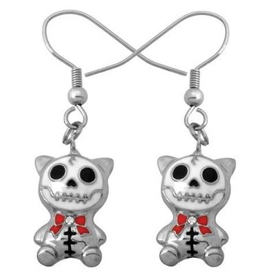 Mao-Mao Stainless Steel Earrings, SKU PG-Y2883, UPC 6016019018015