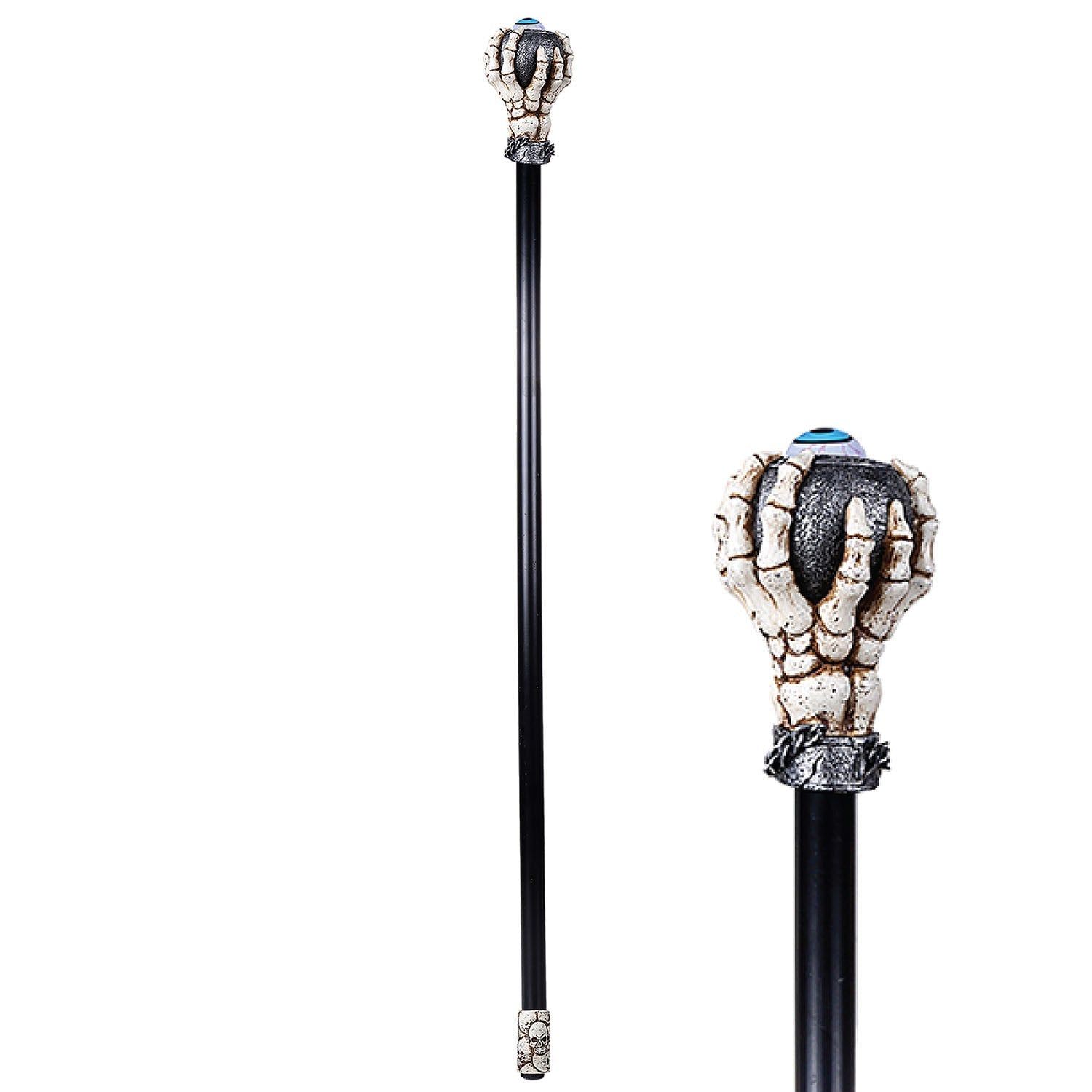 37&quot; Walking Cane - Skeletal Eye Ball, SKU PG-12551, UPC 700317073079