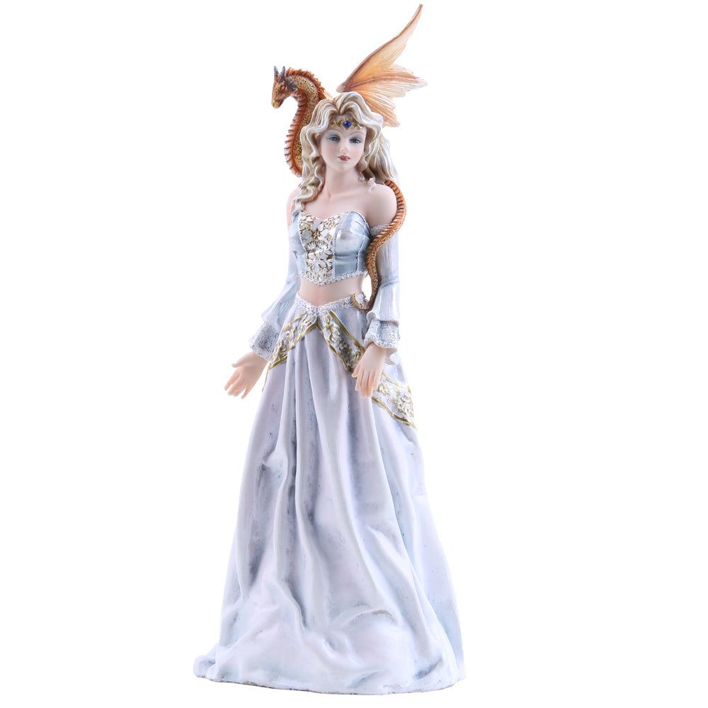 12&quot; Asiria Witch with Dragon Statue, SKU PG-12344, UPC 700317252542